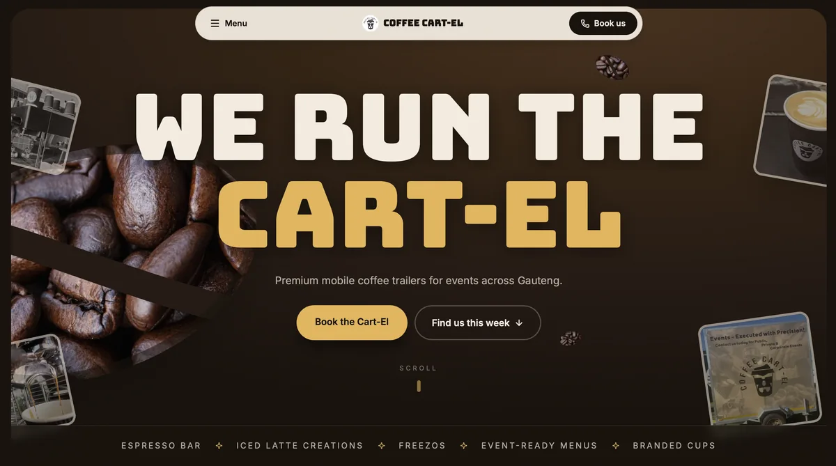 Coffee Cart-El screenshot