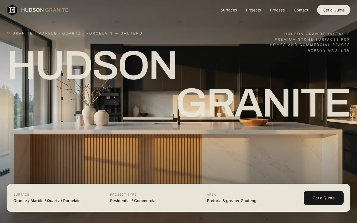 Hudson Granite screenshot